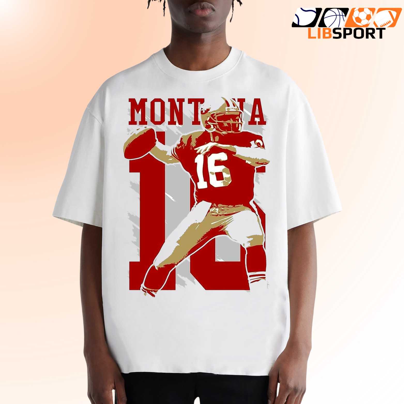 Joe Montana 16 T-Shirt, San Francisco 49ers Shirt, Nfl Football Fan Tee